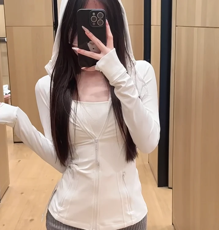 DF修身百搭连帽瑜伽服
