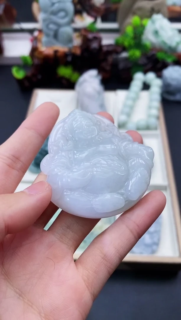 颈饰未镶嵌翡翠天然缅甸A货翡翠
