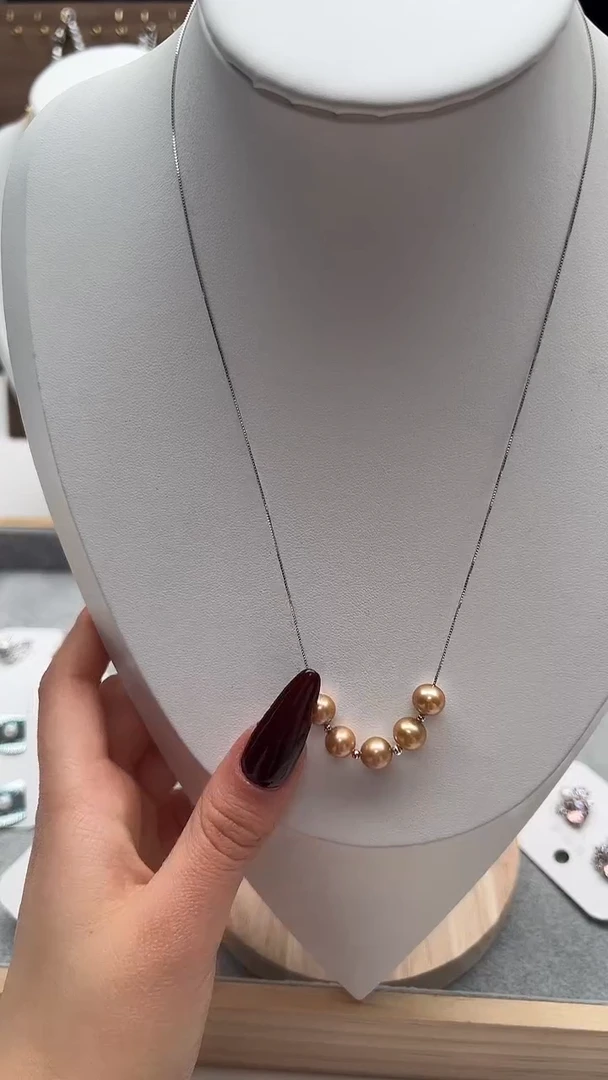 颈饰银S925镶嵌淡水珍珠永丽严选