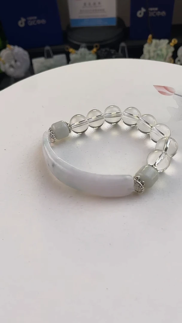 颈饰未镶嵌翡翠手工定制默认微瑕主播介绍为准