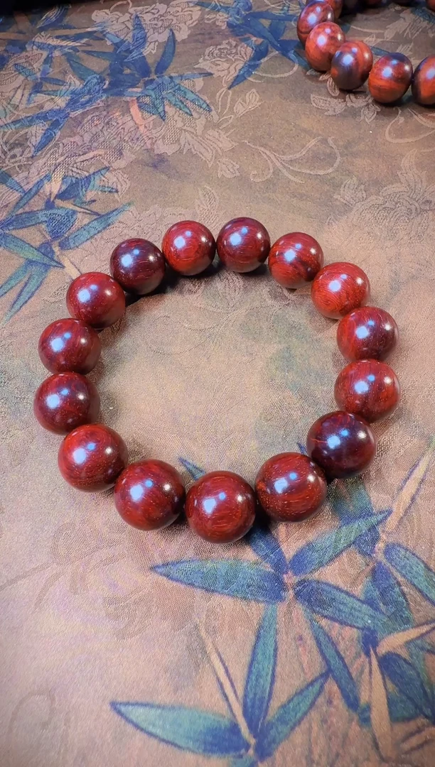 小叶紫檀手串/手链15mm原汁原味