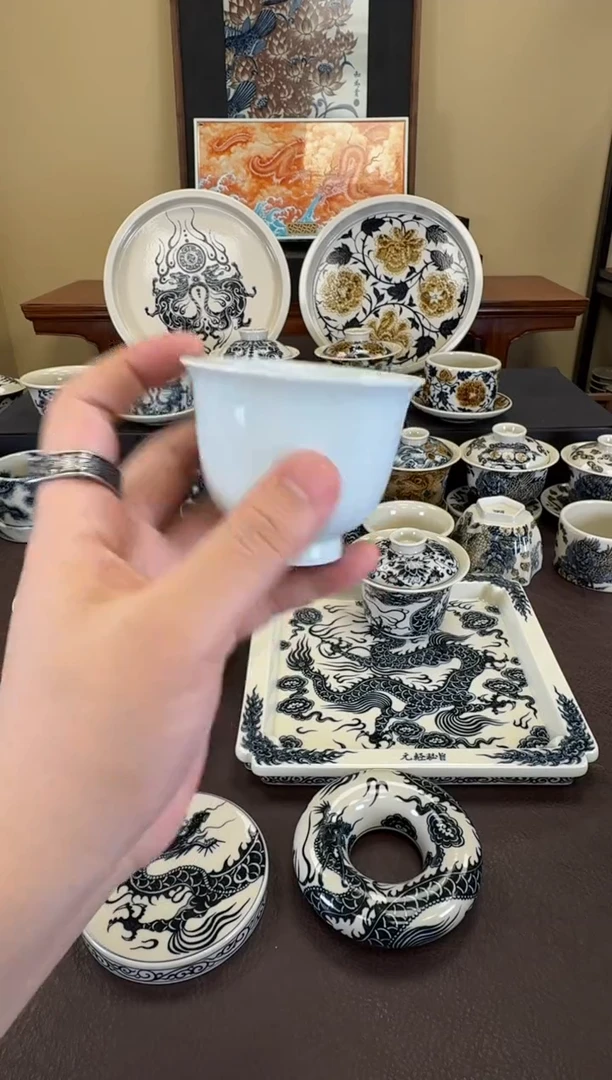 无关风月素胎铃铛杯