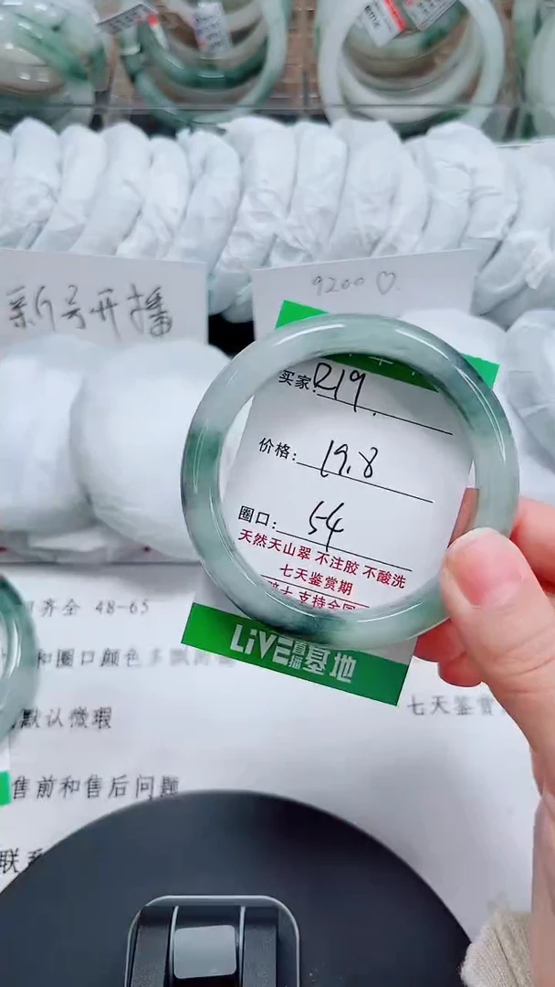 未镶嵌手镯石英质玉219-53/54