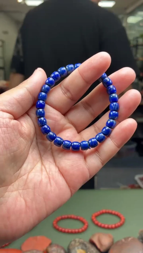 未镶嵌青金石手串单圈手串一条约7mm多样性发货