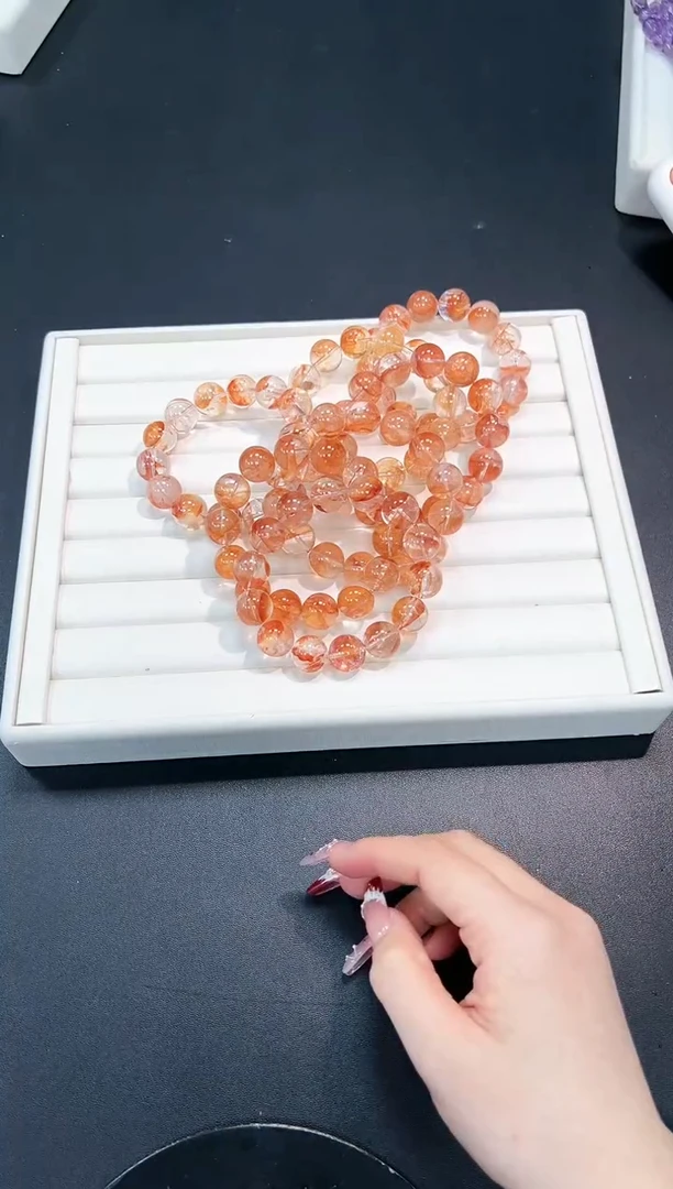 【闪购商品】水晶手串未镶嵌24n多样性发其一/1条14mm默认微瑕