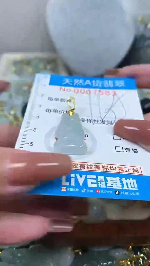 翡翠未镶嵌颈饰天然翡翠A货