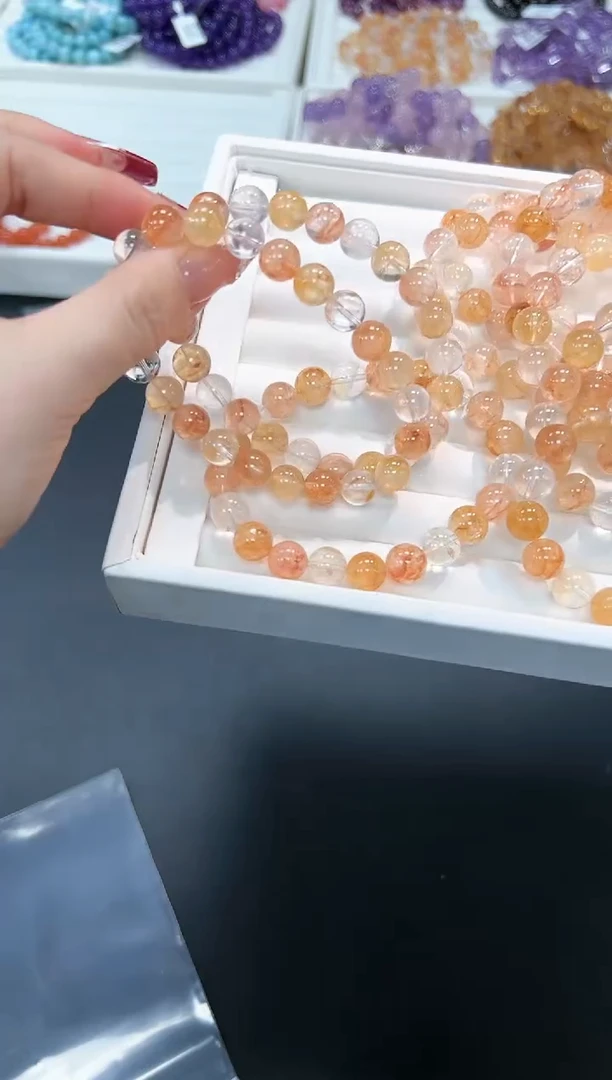 【闪购商品】水晶手串未镶嵌69g多样性发其一/1条默认微瑕