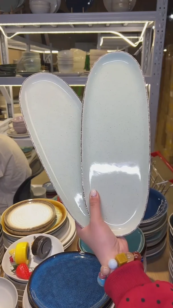 瓷66高温釉下彩陶瓷餐具微瑕