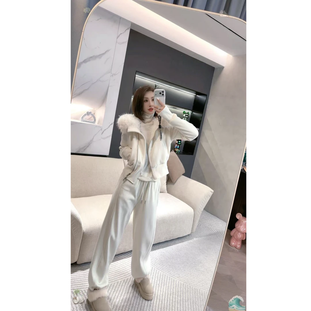 熙薇【​云感软束​】2025秋冬时尚百搭显瘦休闲羊毛裤H6204