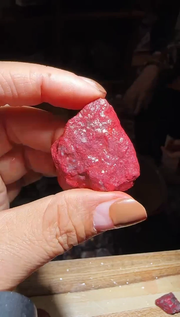 天然辰砂朱砂毛料26
