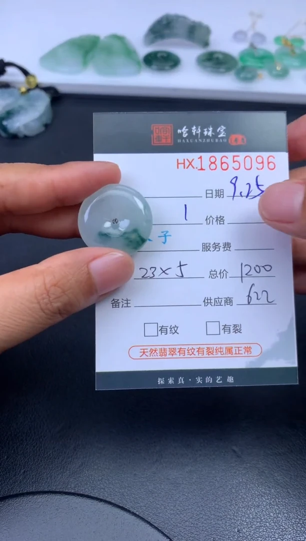 未镶嵌挂件翡翠哈轩 挂件1