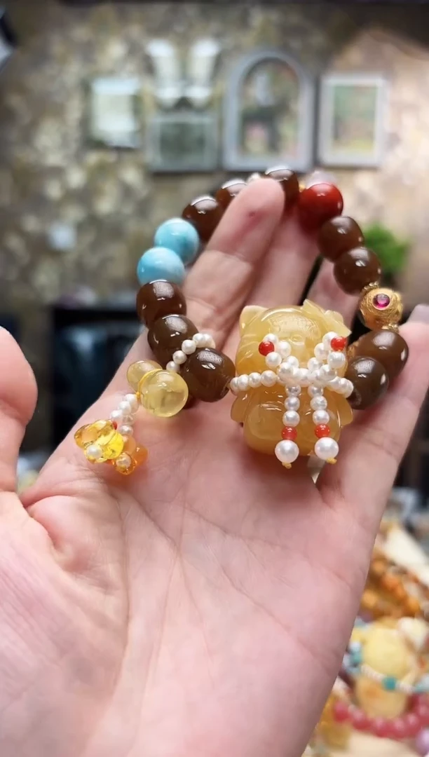 手链琥珀未镶嵌【多样性发一】