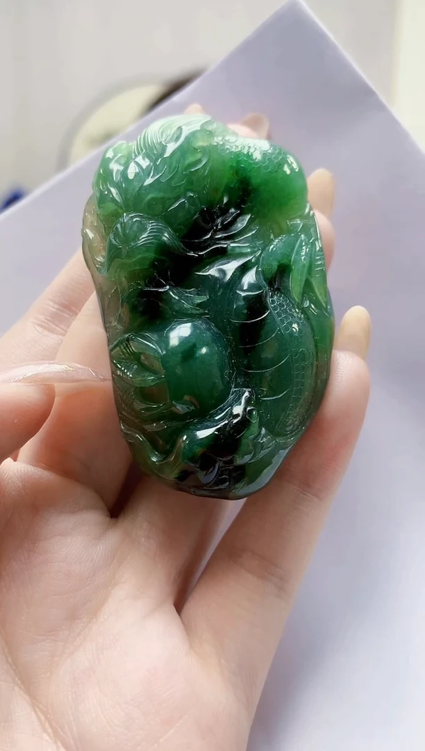 未镶嵌定制翡翠4829jw-毛货挂件148