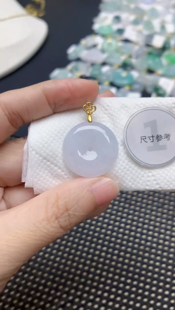 颈饰未镶嵌翡翠天然缅甸A货翡翠