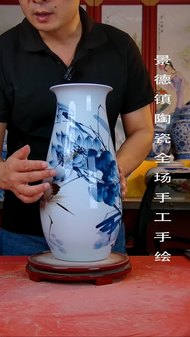 摆件景德镇陶瓷 全场手工手绘