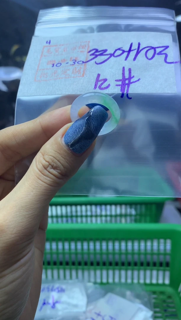 未镶嵌定制翡翠4戒圈12*340元毛货需精抛光