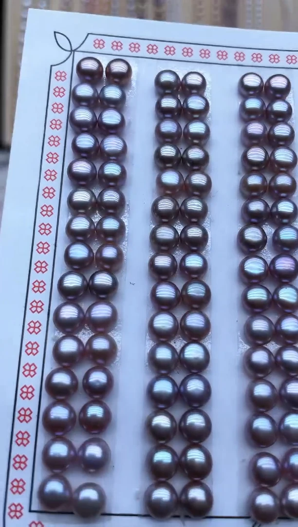 银S925镶嵌淡水珍珠耳饰耳钉多样性发其二