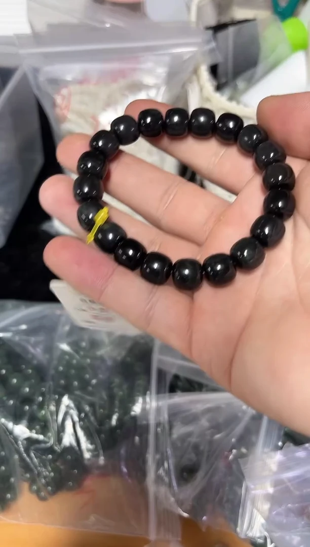 未镶嵌手串和田玉卡11若羌青花 老型 多样性发一