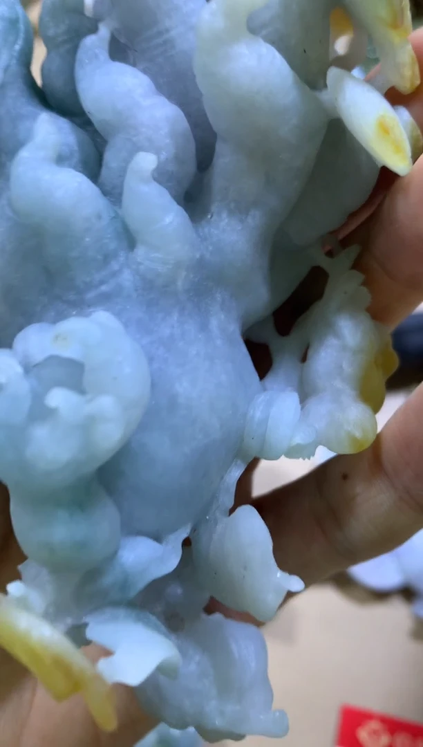 未镶嵌挂件翡翠落***情翡翠摆件