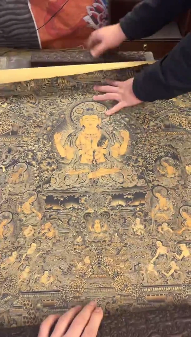 卷轴画大朱画院老六专属AA122