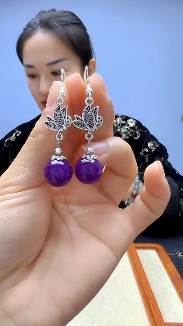 高货diy劲饰圆珠耳钩