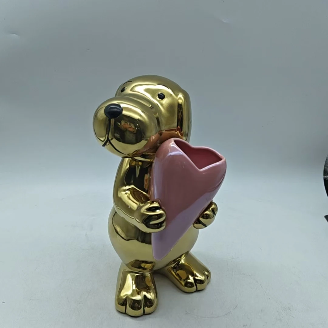 6488（高25.5）金狗摆件D229