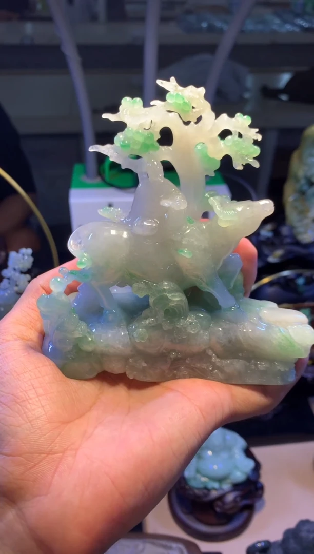 未镶嵌摆件翡翠用****3翡翠摆件