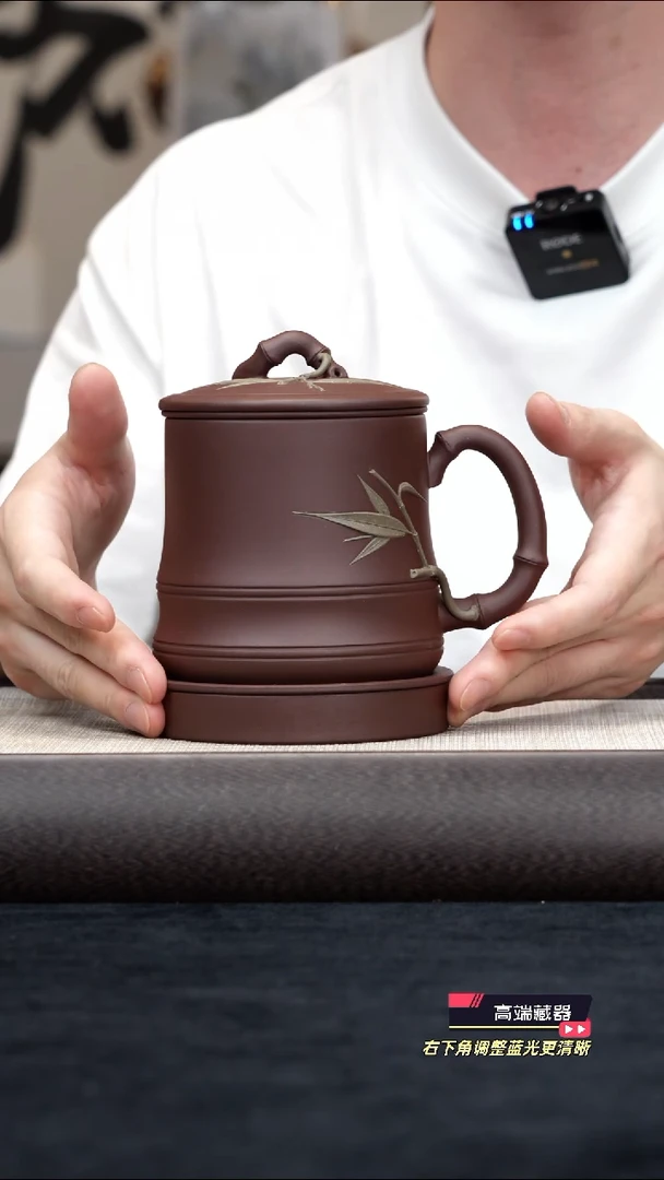 茶壶紫砂【kb005】竹节杯宜兴紫砂ZLM
