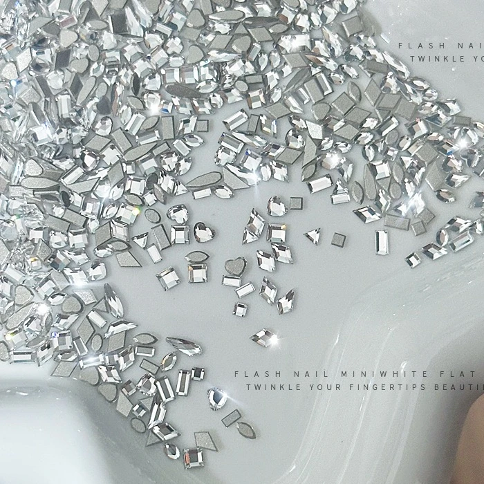 鑫晶平底异形美甲钻批发装