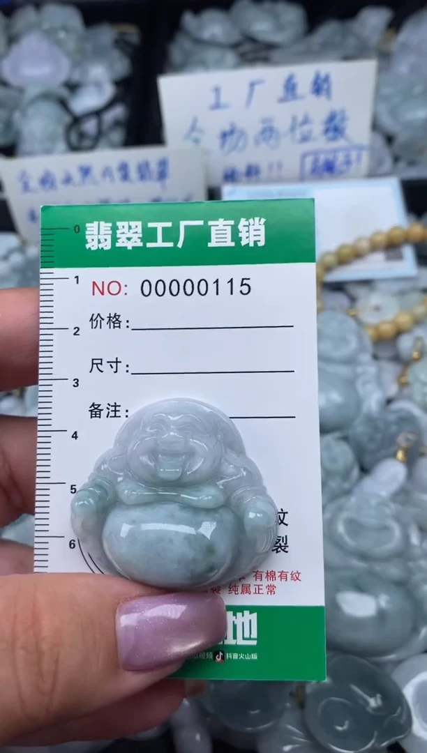 翡翠未镶嵌颈饰天然A货翡翠0115
