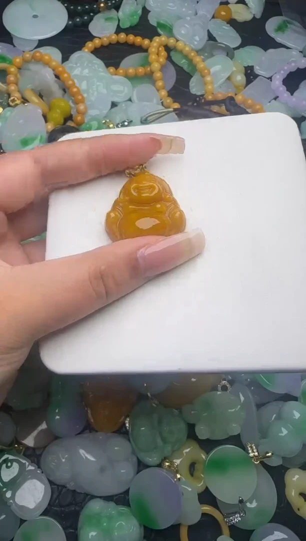 翡翠未镶嵌颈饰天然缅甸翡翠吊坠