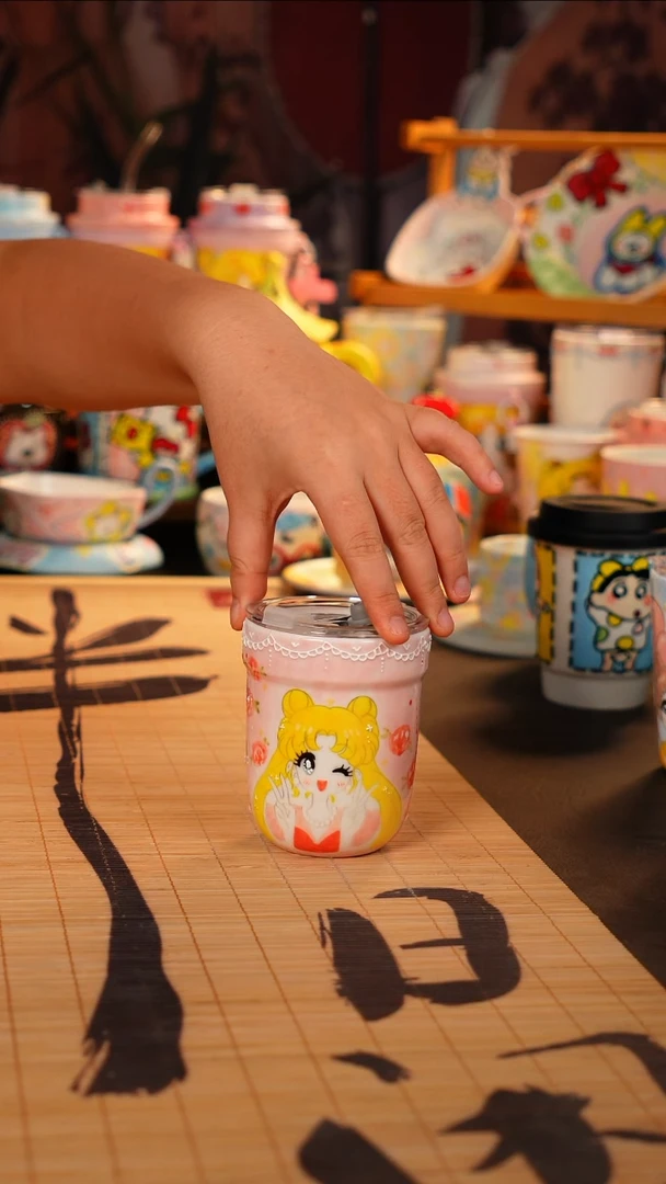 景德镇手工手绘杯杯