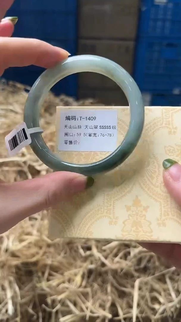 未镶嵌手镯石英质玉T1409