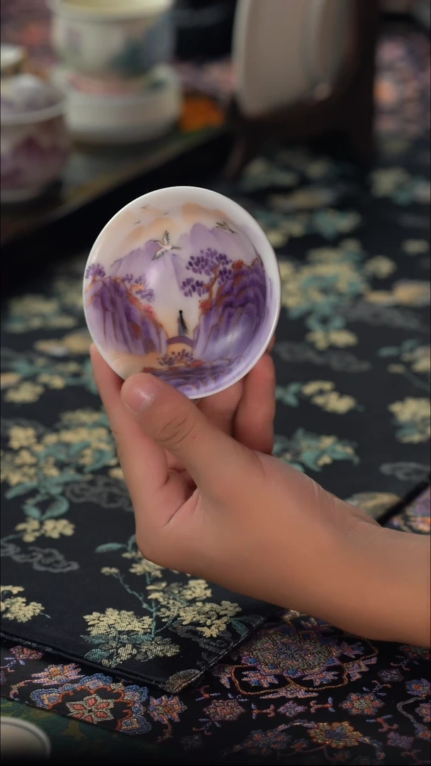 英姐好物分享@@暮山紫普洱杯