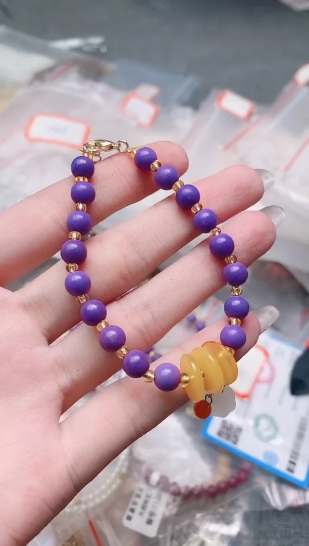 未镶嵌蜜蜡手链多样性发拍一发一