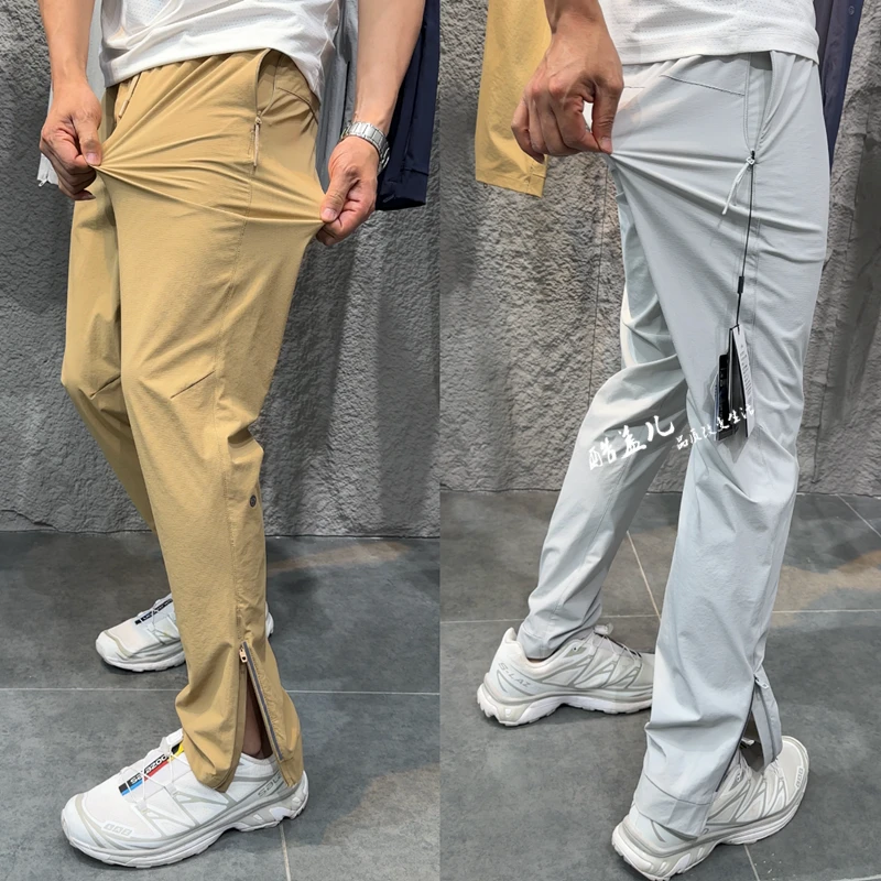 裸感轻行系列！意式高端户外运动UFP50+防晒透气薄款高弹男休闲裤