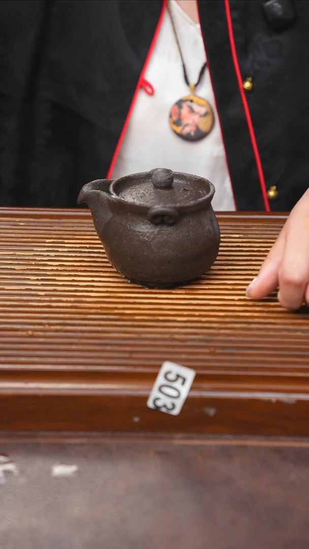 万古烧粗陶手工茶具