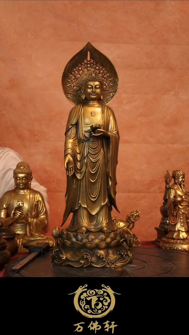阿**父铜器摆件佛祖45高