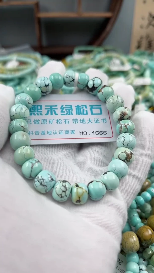 未镶嵌绿松石松石1666