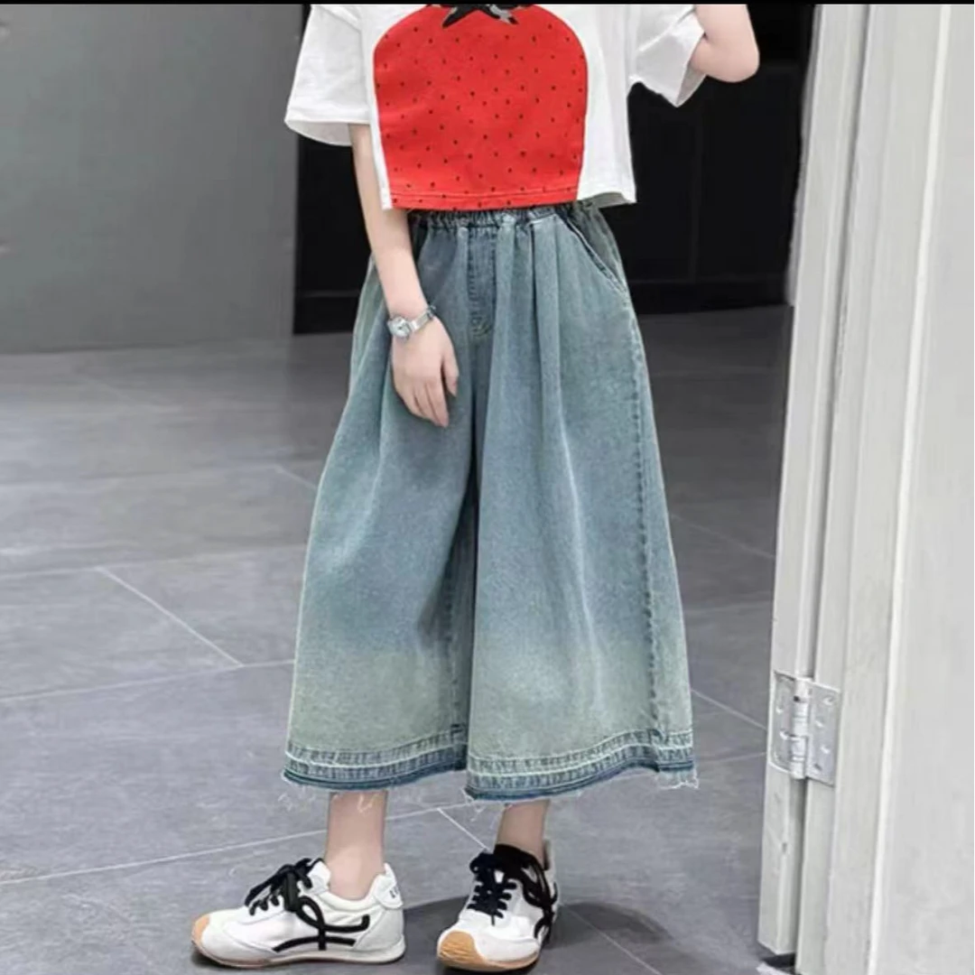 夏季女童洋气款8分裤1011