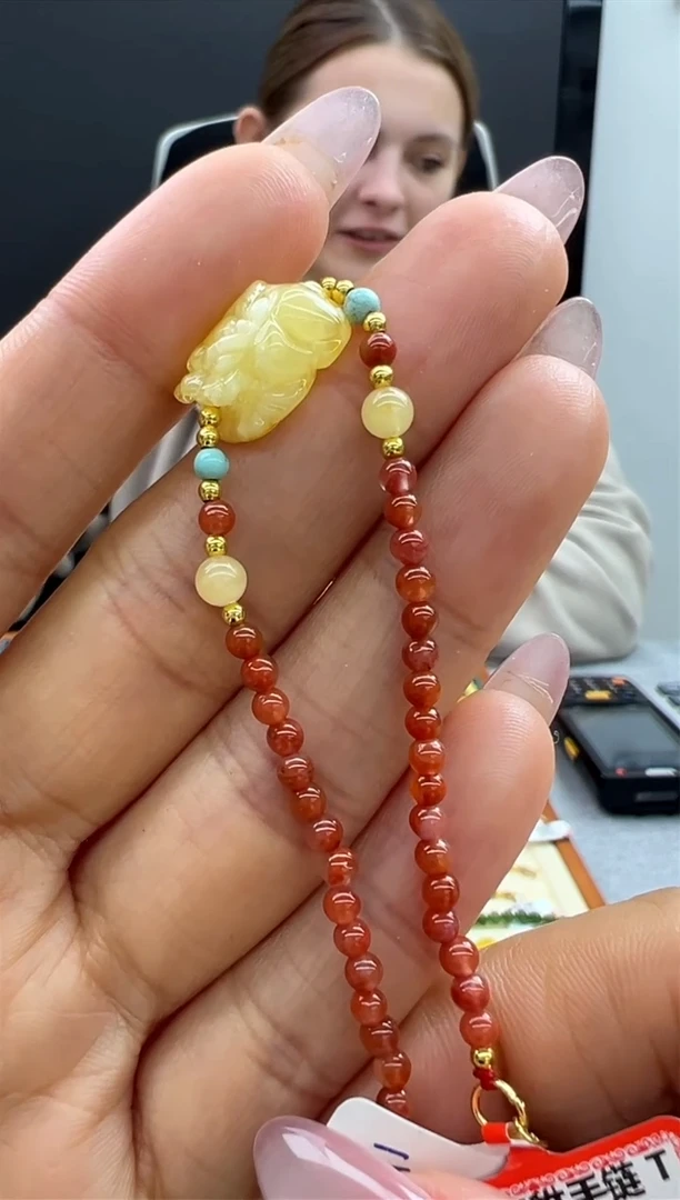 【闪购商品】南红玛瑙手链未镶嵌617秒拍号