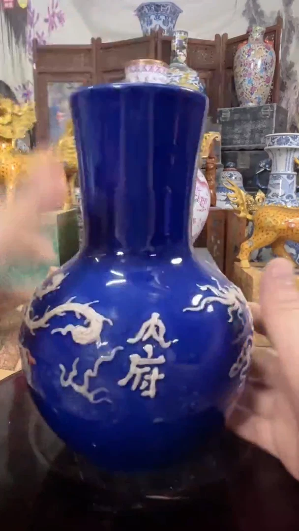 摆件现代陶瓷摆O