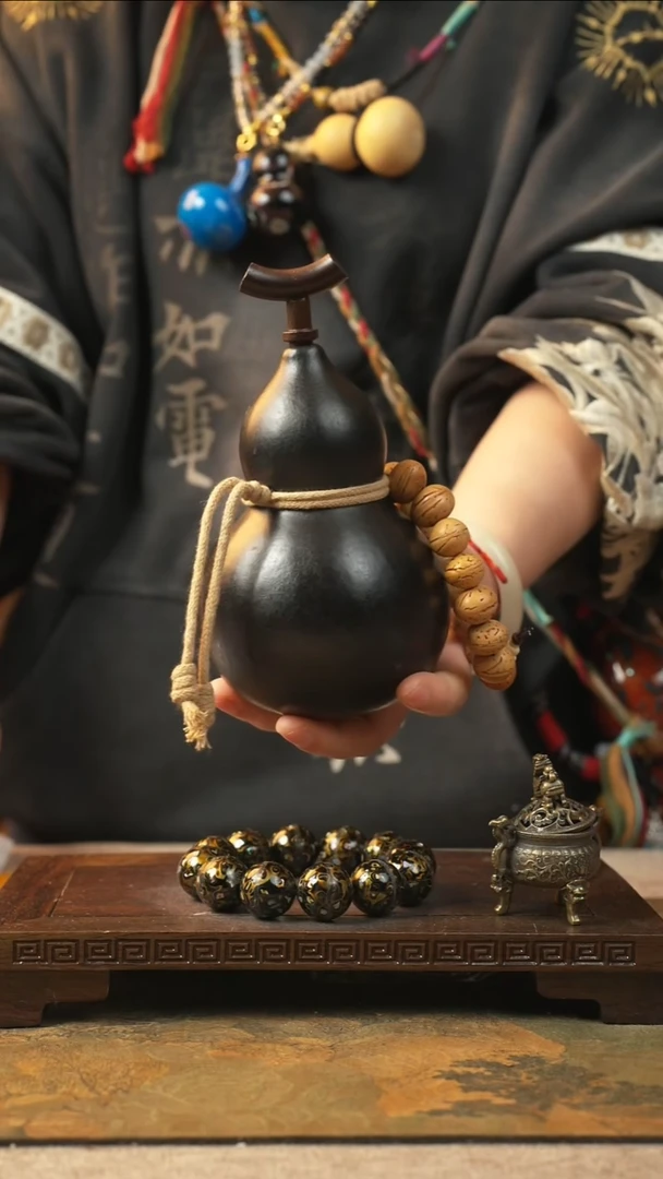 332大漆一物一拍记葫堂出品【不带手串】