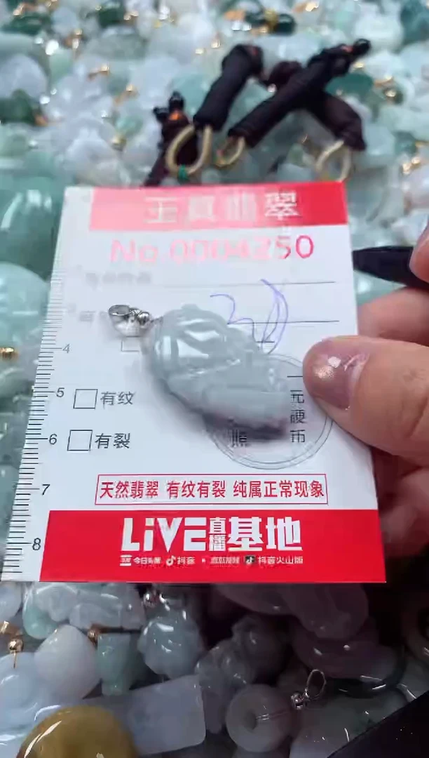 吊坠(不含链)未镶嵌翡翠4250