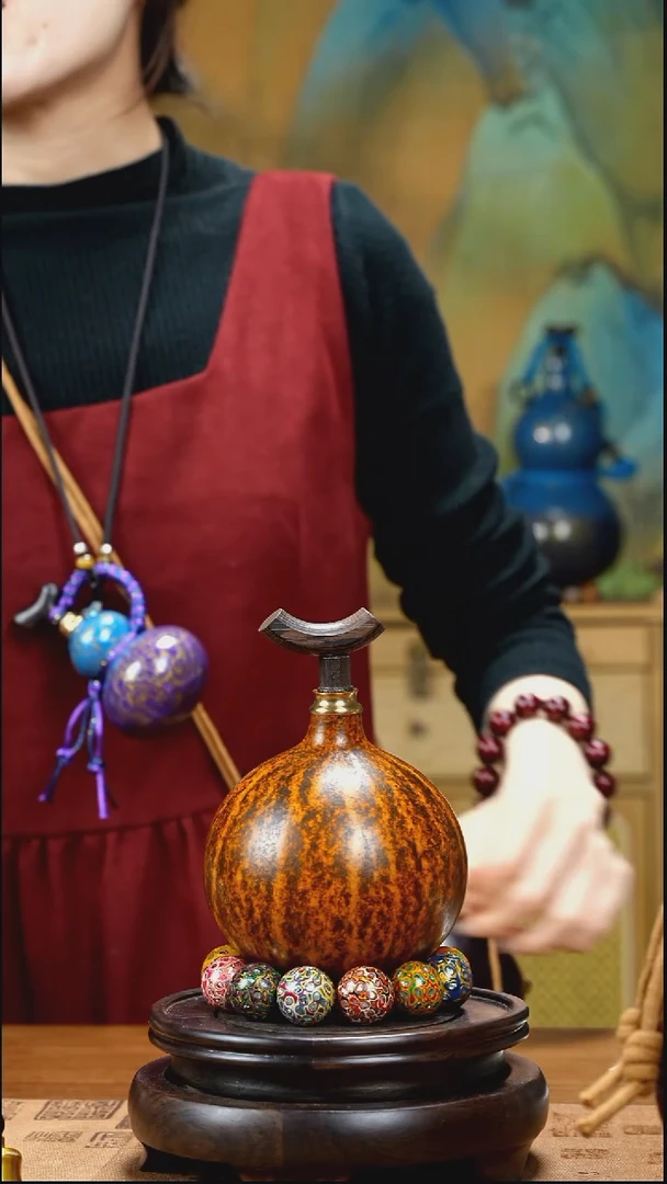 XQ064大漆款酒葫芦不包手串（现货现发）