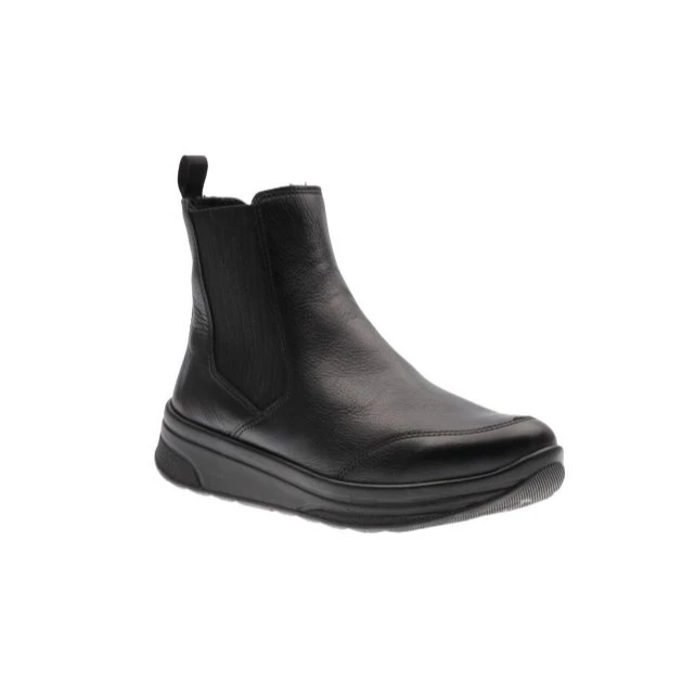 ara鹦鹉牛皮秋冬黑色百搭时尚女靴22A32497