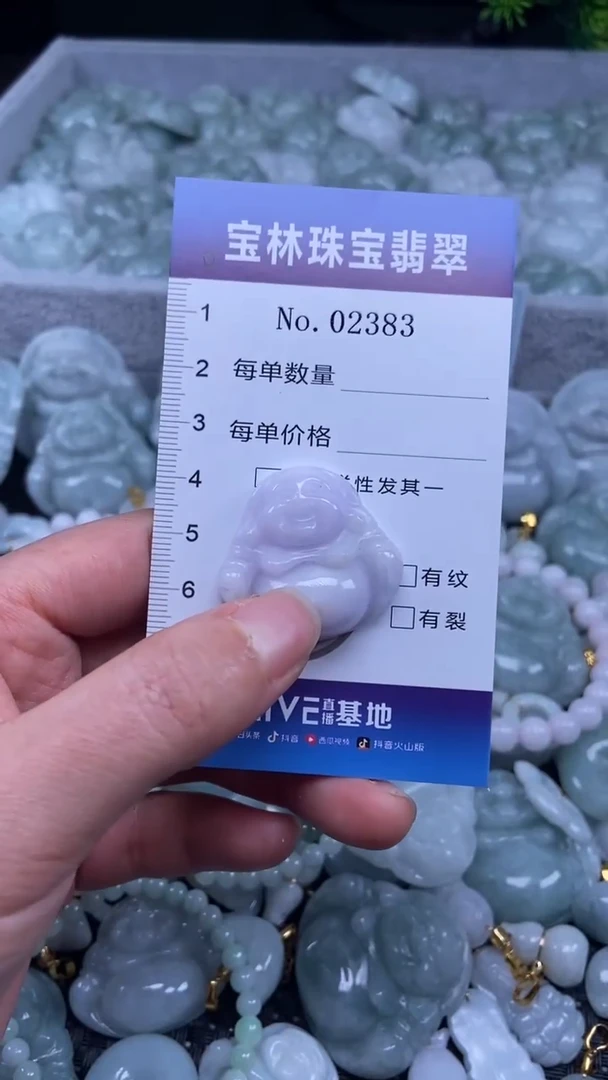 颈饰未镶嵌翡翠天然缅甸翡翠2383