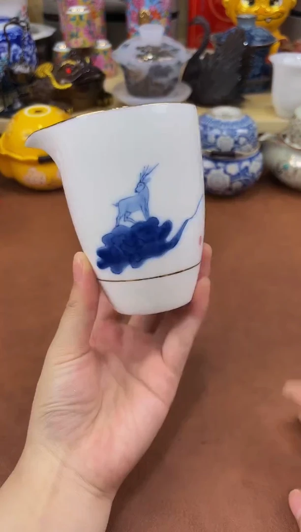 陶瓷茶具摆件旅行套组