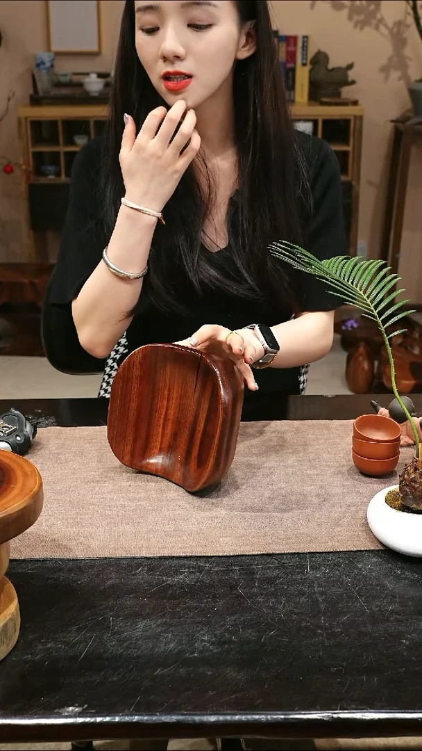 木香樟木原木果盘1412