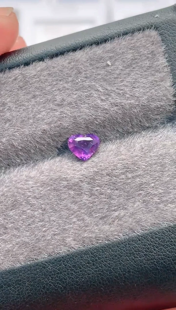 蓝宝石裸石未镶嵌1.03-1800天然无烧梦幻紫蓝宝石